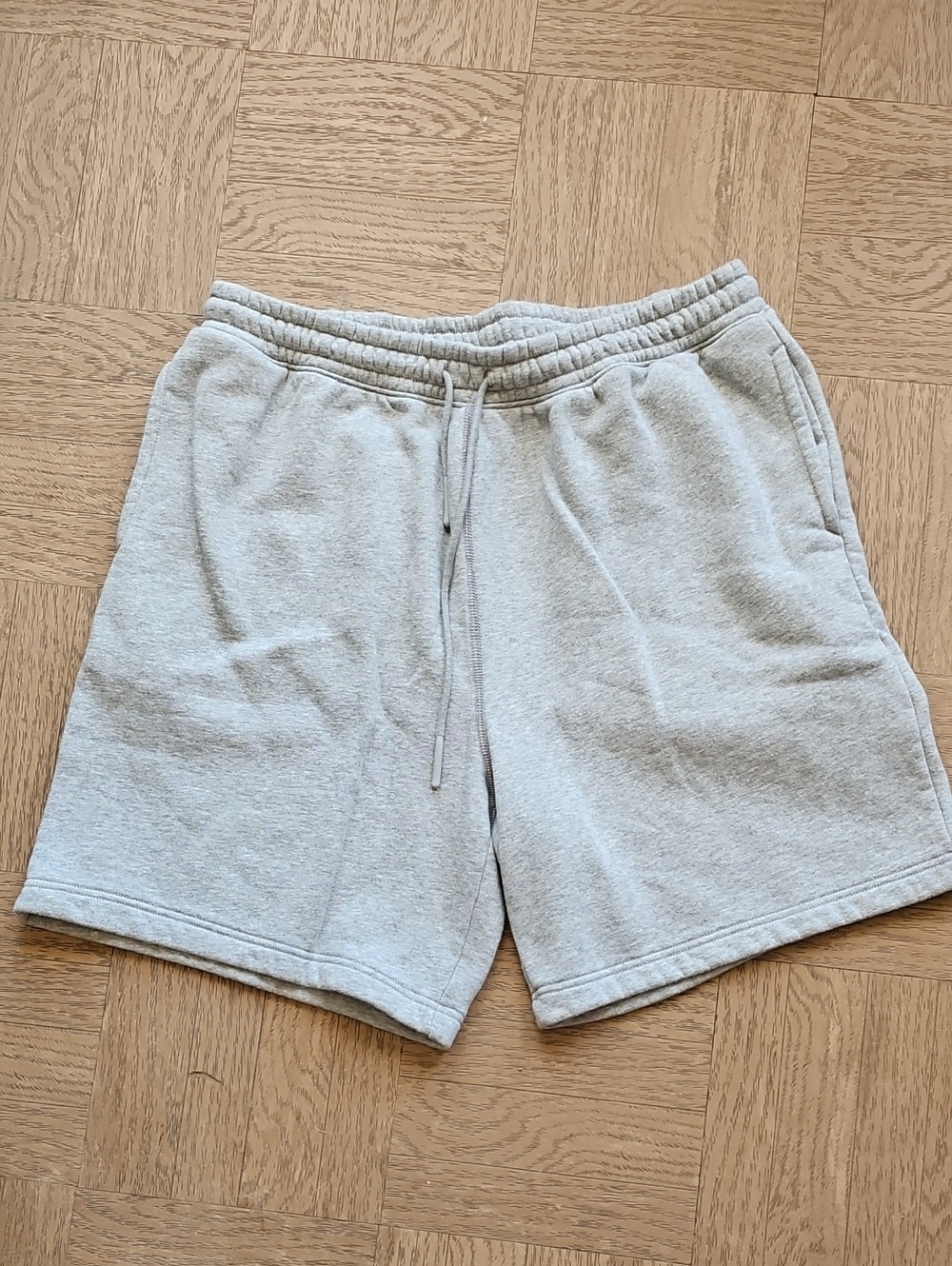 Men's LCKR XL Casual Light Gray Athletic Drawstring Shorts